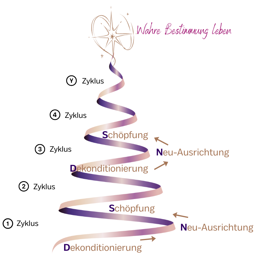 Selbstermächtigung DNS-Activator – Spirale als Symbol für Transformation